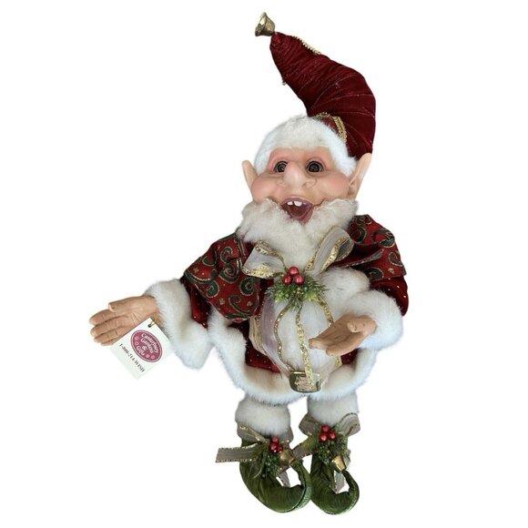 Vintage Early Mark Roberts Festivities Elf‎ Medium NWT Christmas Collectible 20”